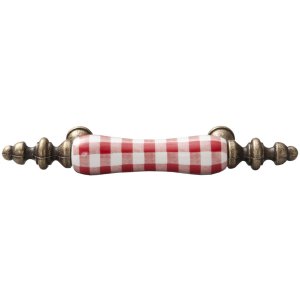 Clayre & Eef 62275 Ручка 12 см красная керамическая...