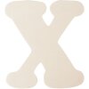 Clayre & Eef 62297-X Буква X дерево 11 см цвет натуральное дерево