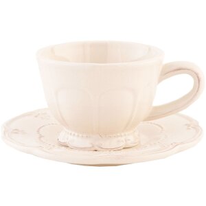 6CE0263 Кружка Clayre Eef RUSTIC ROMANCE - натуральная