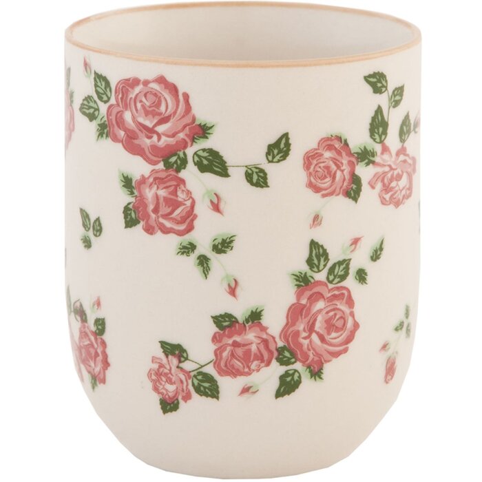 Керамическая кружка 6x8 см розовая