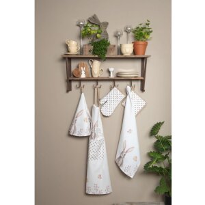 Clayre & Eef CHRKS Чашка с блюдцем 200 мл бежевая керамика цыпленок круглый кофе