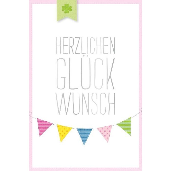 ARTEBENE Поздравительная гирлянда с открыткой и конвертом