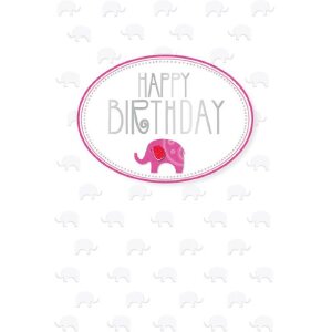 Artebene Karte Birthday  Elefant