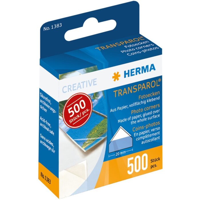 HERMA 500 фотоуголок Transparol