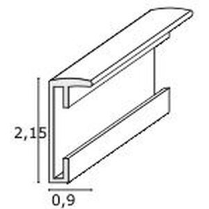 Рамка DIN A3 MAARII матовый серебристый алюминий