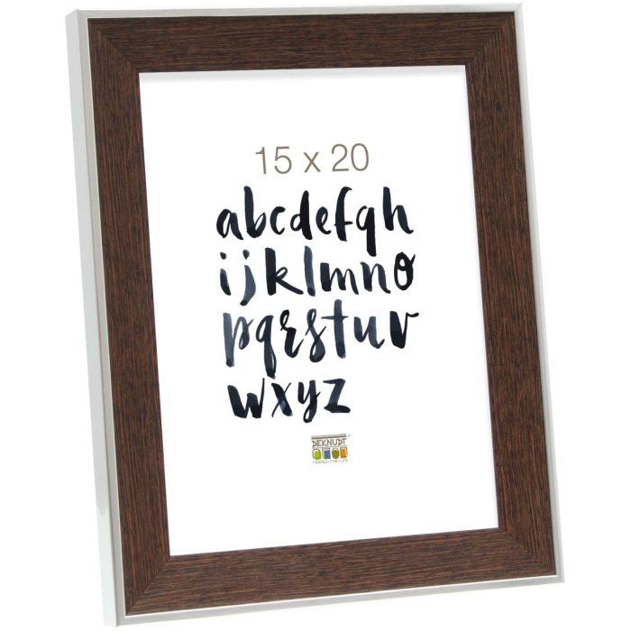 Deknudt S45FE Bilderrahmen Kunststoff braun 10x15 cm