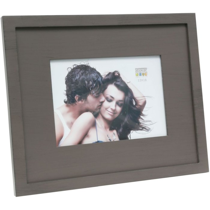 Fotorahmen S67KS Holzpassepartout 13x13 cm braun