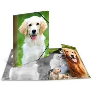 HERMA Postmappe DIN A4 mit Gummizug Hund, Farbe: nicht...