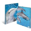 Папка для писем A3 с резиновым фиксатором Delfin, HERMA