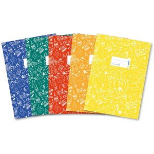 Обложка для тетради А4 SCHOOLYDOO, желтая, HERMA