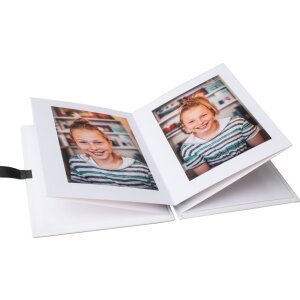 HNFD Leporello Lona белый 12 фото 15x20 см искусственная кожа бант