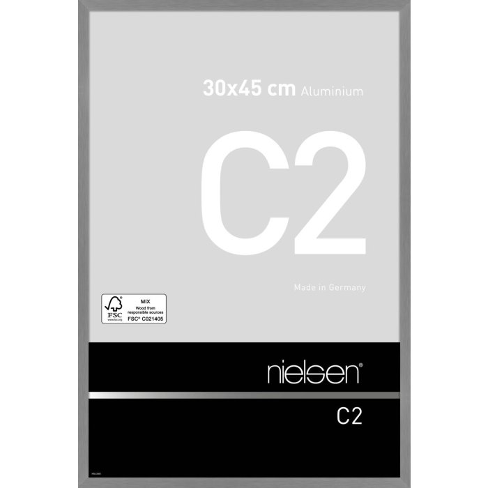 Алюминиевая рама Nielsen C2 30x45 см текстурированная серая матовая