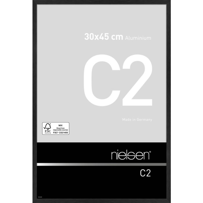 Алюминиевая рама Nielsen C2 30x45 см черная матовая