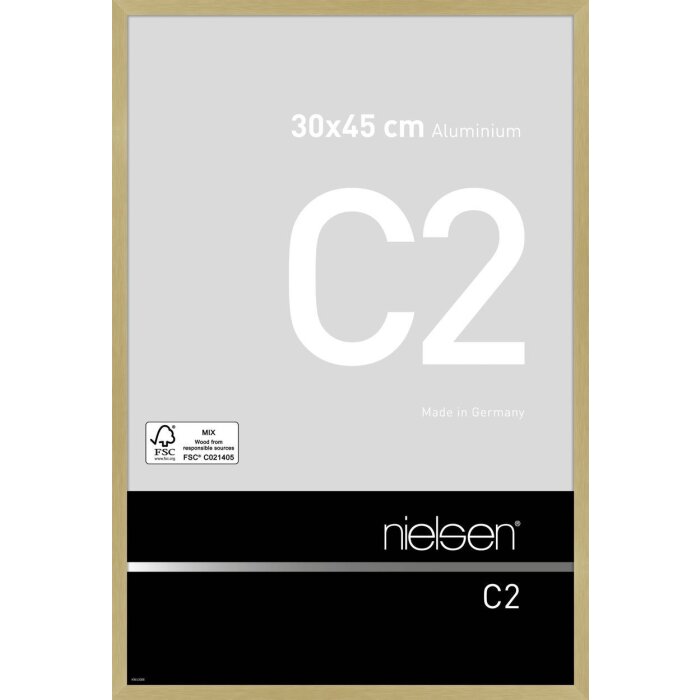 Алюминиевая рама Nielsen C2 30x45 см текстурированное золото матовое