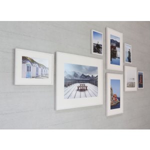 Nielsen Quadrum деревянная съемная рамка 30x40 см голубая сосна дерево обычное стекло