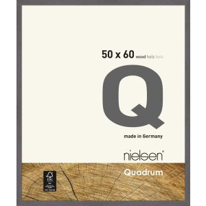 Деревянная съемная рама Quadrum 50x60 см серая