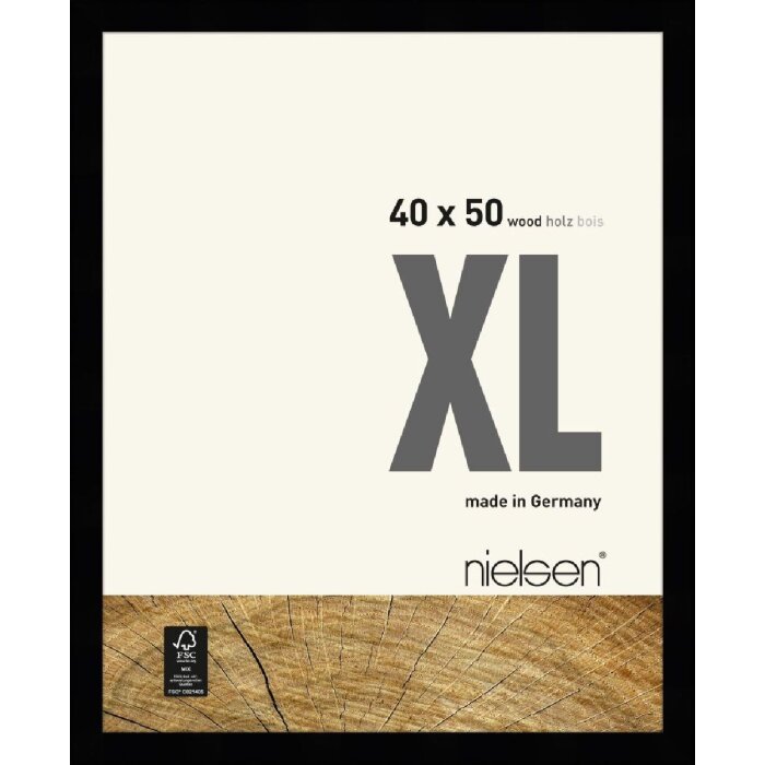 Деревянная рамка Nielsen XL 40x50 см черная