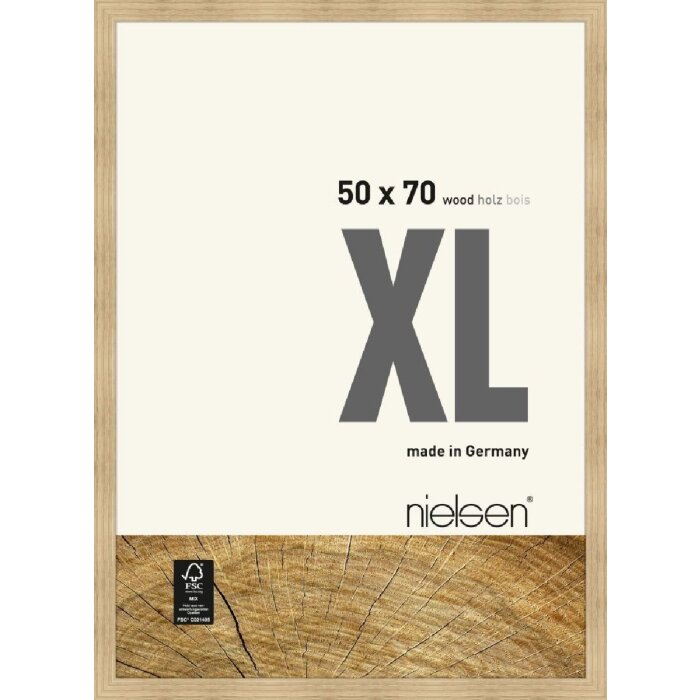 Деревянная рамка Nielsen XL 50x70 см натуральный дуб