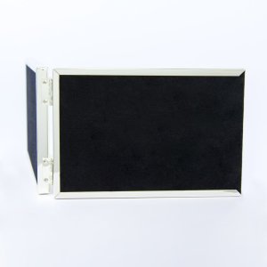 ZEP Metall-Doppelrahmen DENISE 2 Fotos 13x18 cm Querformat versilbert