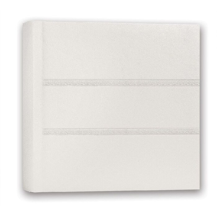 Кожаный фотоальбом ZEP белый 30x30 см 80 белых страниц