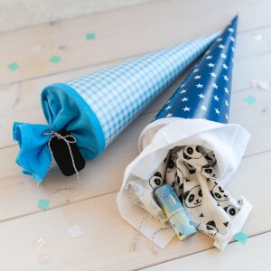 Goldbuch Geschenktüte Sterne Blau 35 cm