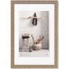 Walther Holzrahmen Home 40x60 cm beigebraun mit Passepartout 30x45 cm