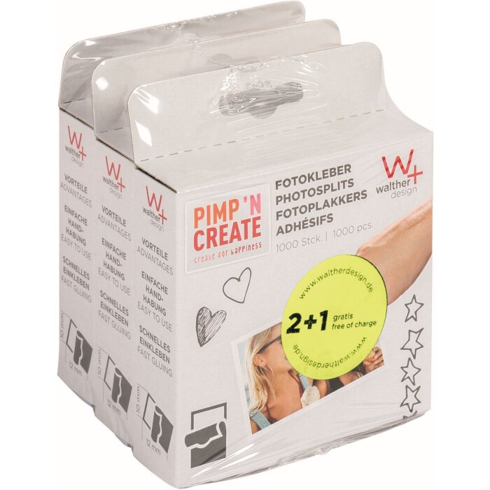 Фотографические точки Walther в экономичной упаковке 3000 штук - 10x12 мм