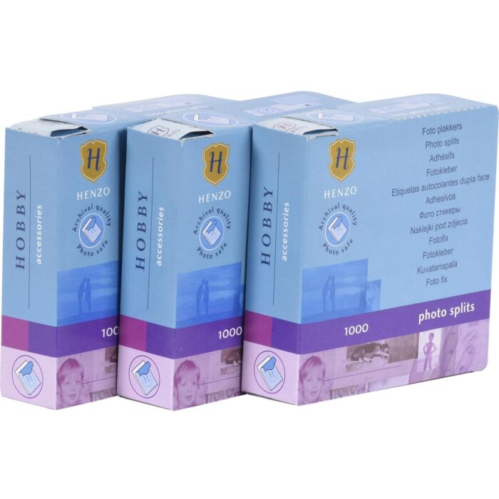 Henzo экономичный пакет 3000 штук фото клей точки фото клей