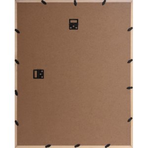 Henzo Holzrahmen Umbria 40x50 cm schwarz mit Passepartout und Klarglas