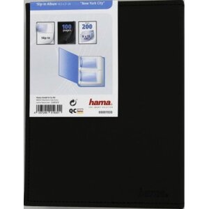 Вкладной альбом Hama Нью-Йорк искусственная кожа серебристые металлические уголки 200 фотографий 9x13 см