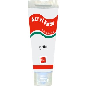 KLS Acrylfarbe grün 75 ml Tube...
