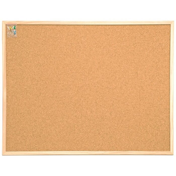 Пробковая доска KLS 60x80 см