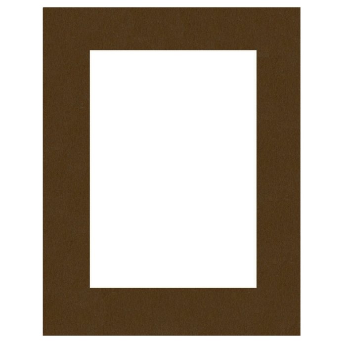 HNFD Passepartout 10x15 cm für Bild 7x10 cm Farbe Caffé