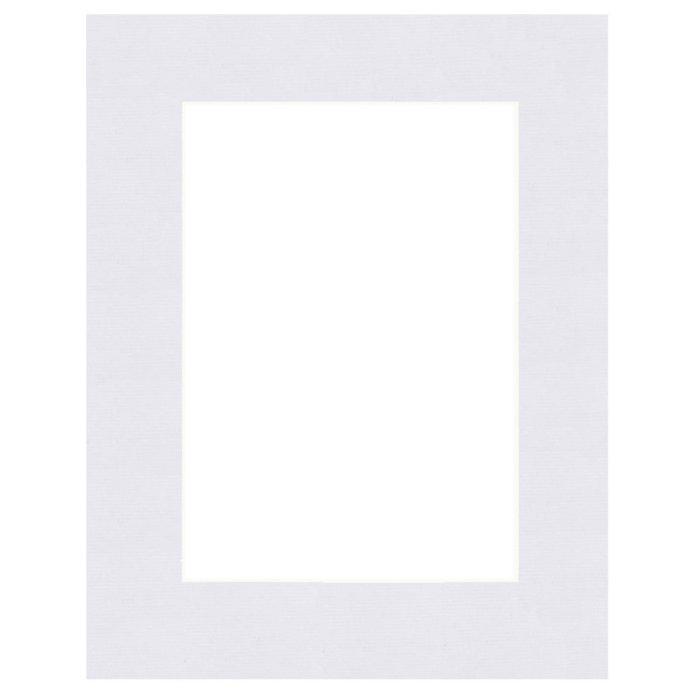 Passepartout 18x24 cm - 11x17 cm Bianco Artico