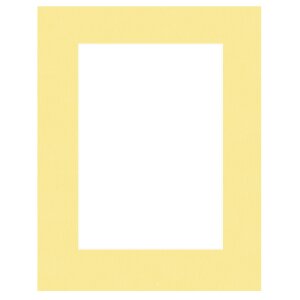 Passepartout 18x24 cm - 11x17 cm Giallo