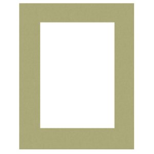 Passepartout 20x25 cm - 13x18 cm Verde Alga