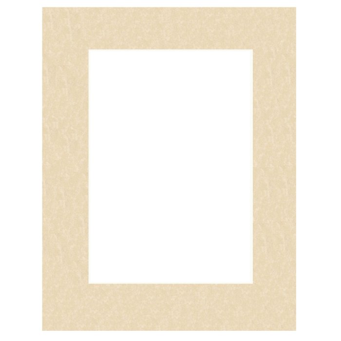 Passepartout 20x28 cm - 13x18 cm Perg Avorio Antico