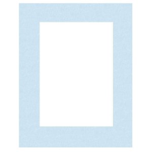 Passepartout 20x30 cm - 13x18 cm Perg Blue