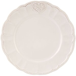 Керамическая тарелка Clayre & Eef HEART 21 см