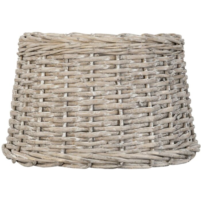 Clayre & Eef 6LAK0260 Абажур подвесного светильника Ø 30x19 см бежевый ротанговый круглый