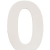 Цифра 0 из натурального МДФ 8x5 см