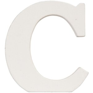 Буква C - 7x8 см МДФ