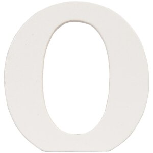 Буква О - 8x8 см МДФ