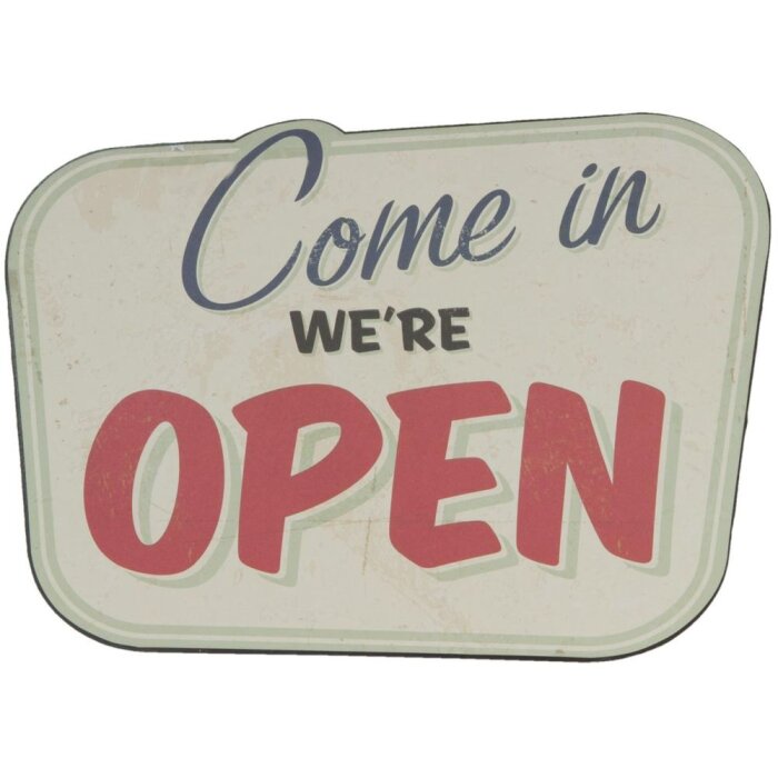 Декоративная картина 35x25 см COME IN