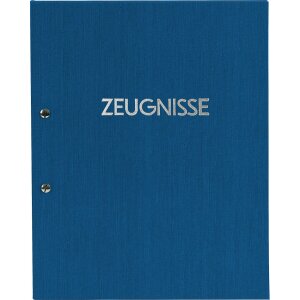 Zeugnismappe Colours blau