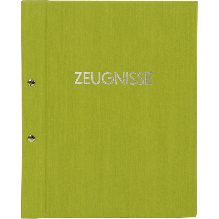 Goldbuch Zeugnismappe Colours grün DIN A4