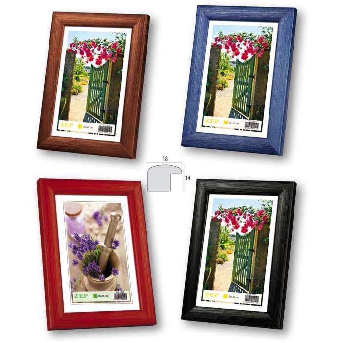 Деревянная рамка Action M19 - 30x45 см в ассортименте