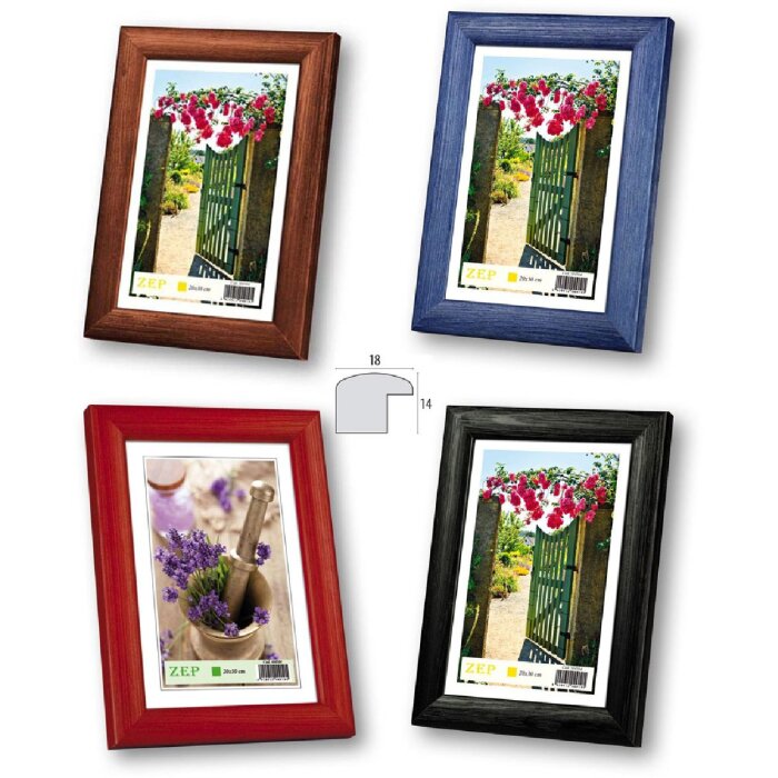 Деревянная рамка ZEP действие M19 - 15x20 см в ассортименте