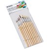 Pinselset 10-teilig - runde Pinsel und flache Pinsel