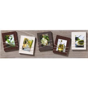 Рамка для галереи La Casa коричневая, для 5 фотографий...